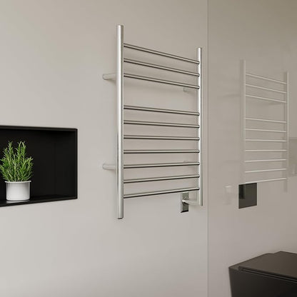 HEATGENE Towel Warmer Wall-Mounted Hardwired Heated Towel Rack Hot Towel Bar