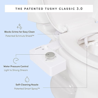 TUSHY Classic 3.0 Bidet Toilet Seat Attachment