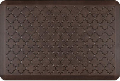 WellnessMats Trellis Collection Anti-Fatigue Floor Mat, Polyurethane – Ergonomic Support Pad for Home, Kitchen, Garage, Office Standing Desk – Water Resistant - Made in USA