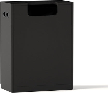 LANDEN Aquarium Wooden Stand and Cabinet for up to 16 Gal Tank, Fish Reptile Sea Salt WaterTank Stand, Nano Foam Leveling Mat Included, W23.6xD11.8xH31.5 in, Wooden Matte Black Painted(Stand Only)