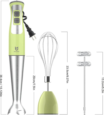 Immersion Hand Blender, UTALENT 3-in-1 8-Speed Stick Blender