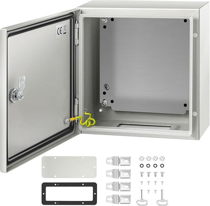 VEVOR NEMA Steel Enclosure, IP66 Waterproof & Dustproof, Outdoor/Indoor