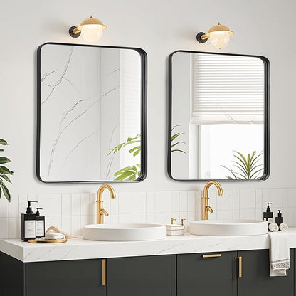 Fabuday Bathroom Mirror with Black Frame