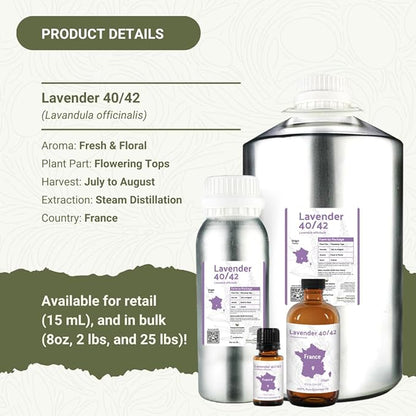 Lavender 40/42 Essential Oil Direct from France
