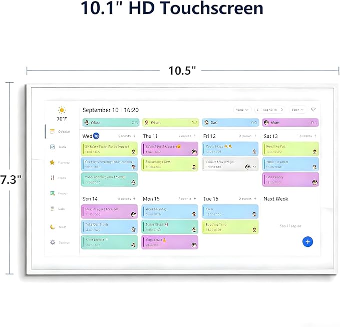 Digital Calendar, Electronic Calendar 10.1 Inch