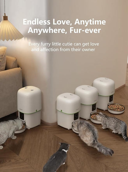 Automatic Cat Feeder with Camera - 5G WiFi Auto Cat Food Dispenser