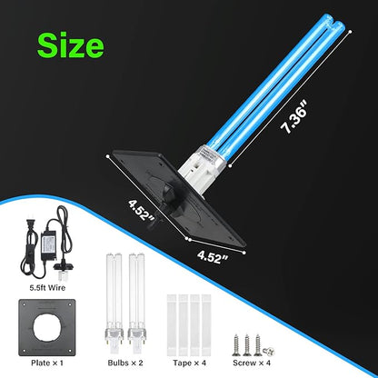 COOSPIDER 18W HVAC UV Light, Air Purifier