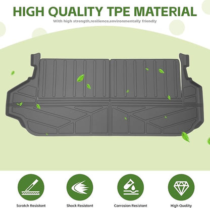 Trunk Mat for 2025 2026 Toyota 4Runner 7 Seats Gas, Rear Cargo Mat All Weather TPE Protector Trunk Liner Accessories(Not for Hybrid EV/i-Force MAX)