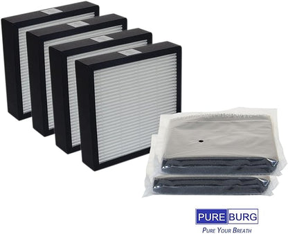 PUREBURG Replacement Filter Set Compatible