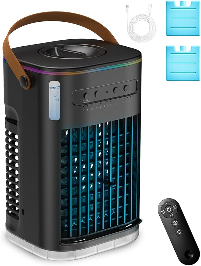 Small Air Conditioner Portable Ac Unit, Evaporative Air Cooler