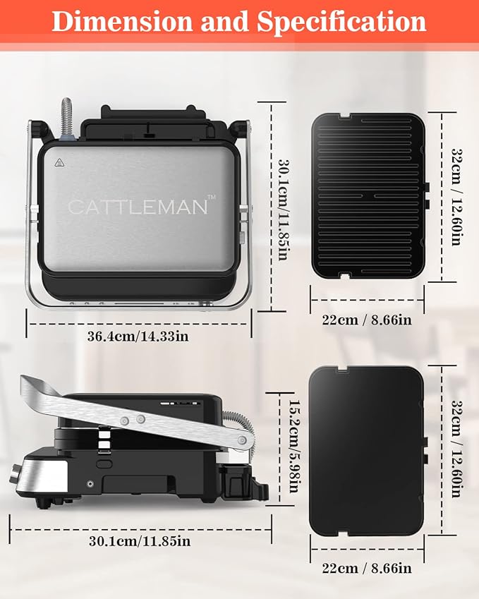 Panini Press Grill Sandwich Maker