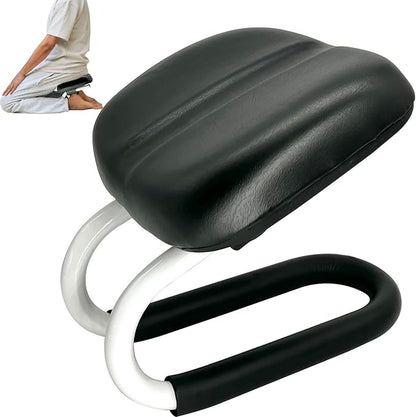 Meditation Bench, Metal Kneeling Stool, Adjustable Height Meditation Chair, Seiza Chair, Prayer Bench with Cushion for Home Studio Portable Non-Slip Yoga Stool