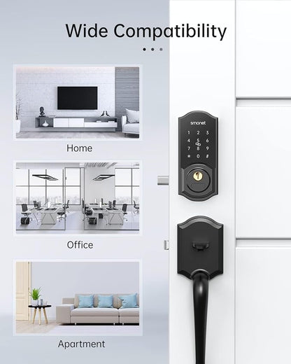 Smart Deadbolt, SMONET Keyless Entry Door Lock