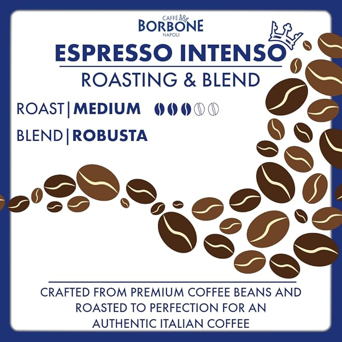 Caffè Borbone Espresso Intenso Aluminum Capsules Compatible