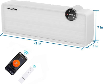Wall Heater, SAYDSI 1500W Indoor Electric Space Heater