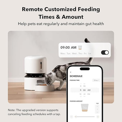 PETLIBRO Automatic Cat Feeder, 5G WiFi Automatic Pet Feeder