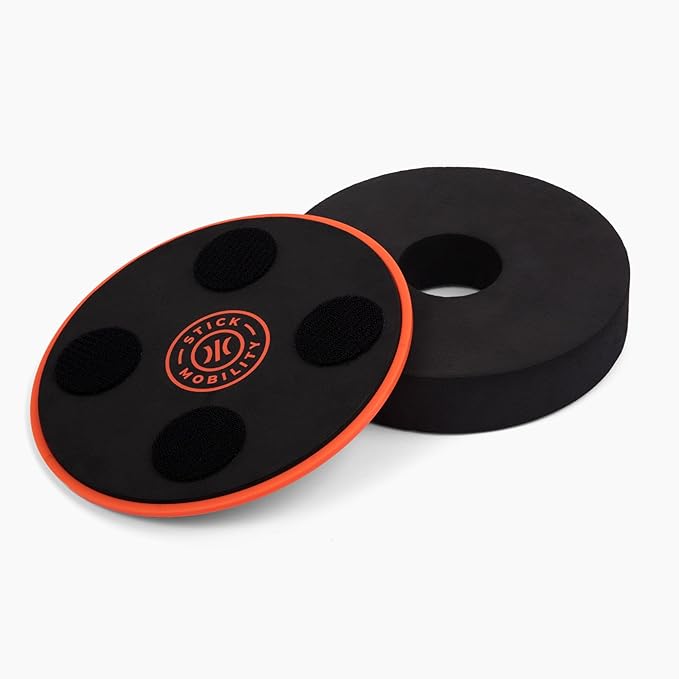 Stick Mobility TriSlider | Exercise Glider Discs, Balance and Stability Trainer