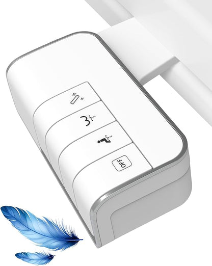 Hibbent Bidet Attachment for Toilet, Non-Electric Dual Nozzle for Frontal &