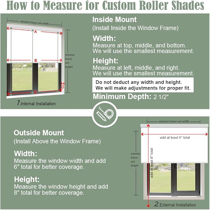 Motorized Blinds with Remote Window Roller Shade Wireless Rechargeable Motor