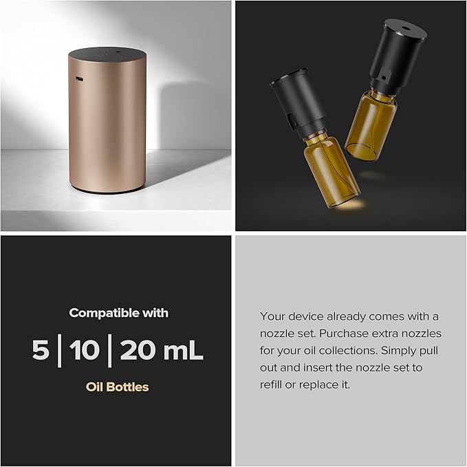 Airversa Waterless Essential Oil Diffuser Starter Kit