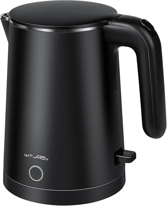 Electric Kettle Stainless Steel, 1.0L Small Water Boiler 1200W Fast Boiling