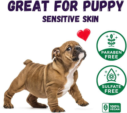 Kelebs Dog Shampoo | Allergies and itching | Dog Shampoo for Sensitive Skin | All Natural Dog Soap Bar with Lavender Oil & Oatmeal | No Plastic Vegan | 3PCS
