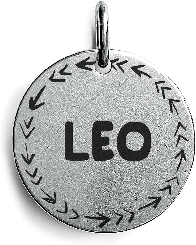 Cat Dog ID Tags Personalized 9 Corolla Styles Flower Wreath to Choose for Medium Pets Collar Accessories Matt Stainless Steel Engraved Custom on Both Side