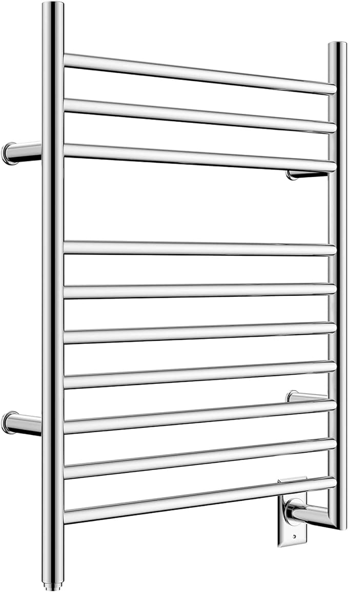 HEATGENE Towel Warmer Wall-Mounted Hardwired Heated Towel Rack Hot Towel Bar