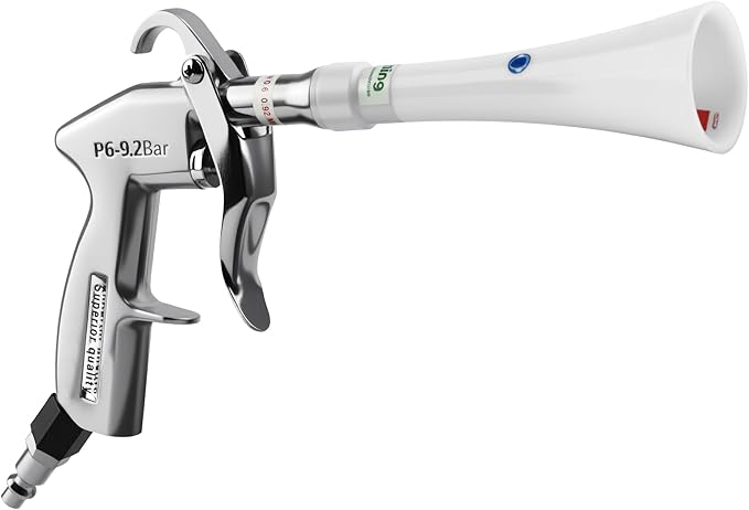 Tornado Dry Cleaning Gun with Brass Adjustable Air Flow Nozzle, Air Blower Gun