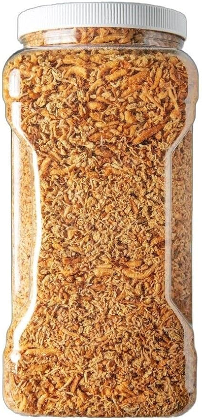 Aquatic Foods Inc. Plankton, Mysis Shrimp & Arctic Krill Bits- Freeze Dried for for Marines, Corals, Anemones, Koi & Pond Fish, Cichlids, All Tropical Fish…2oz Small Jar