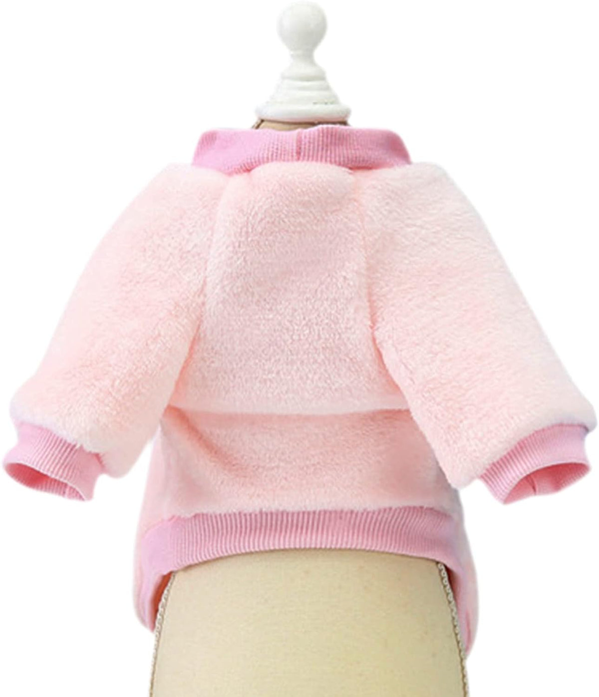 Jecikelon Pet Dog Clothes Dog Sweater Soft Thickening Warm Pup Dogs Shirt Winter Puppy Sweater for Dogs (Z01-Pink, X-Large)