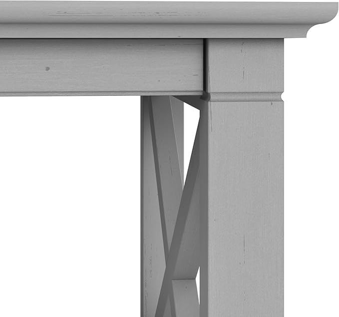 Bush Furniture Key West Coffee Table with Storage in Cape Cod Gray