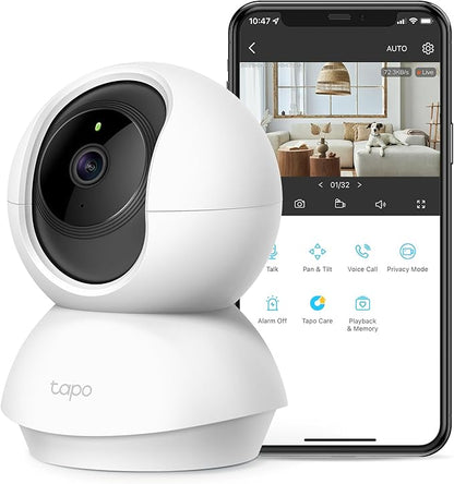 Tapo TP-Link 2K Pan Tilt Security Camera