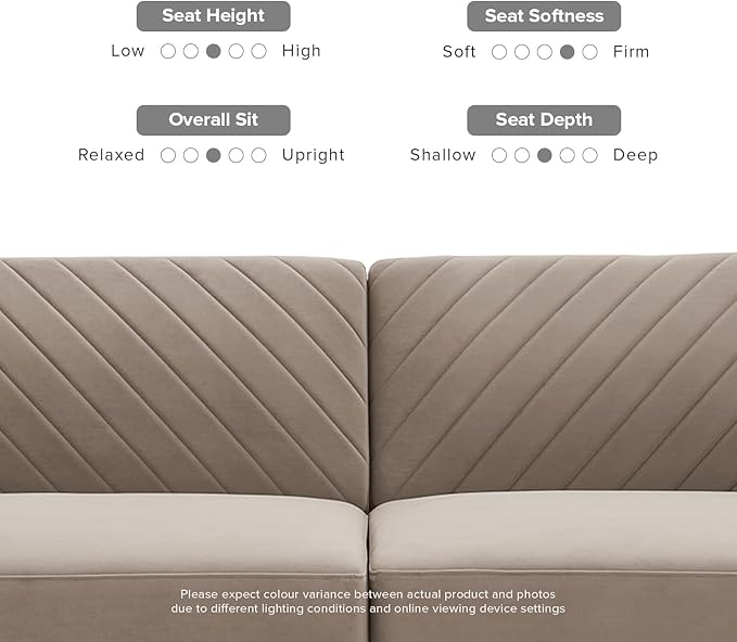 mopio 76.4" Futon Sofa Bed, Couch, Loveseat, Sleeper Sofa, Mid Century Modern Futon Couch, Sofa Cama, Couches for Living Room (Mocha Brown Premium Velvet)