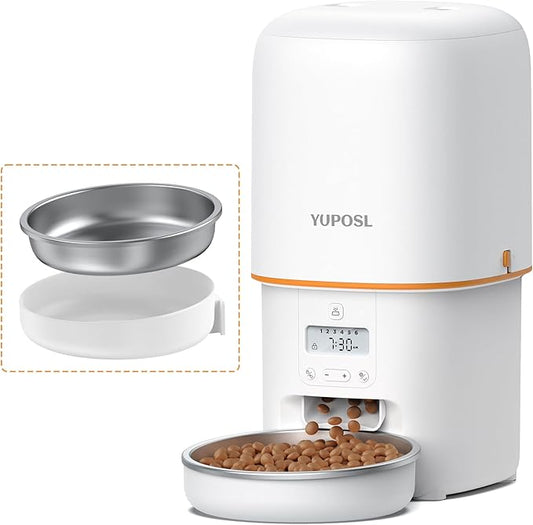 Automatic Cat Feeder - 4L Timed Auto Pet Feeder