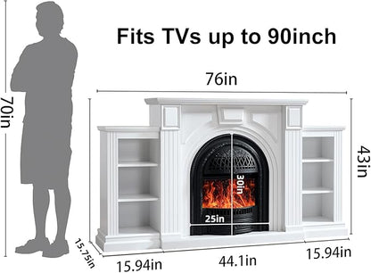Farmhouse Electric Fireplace