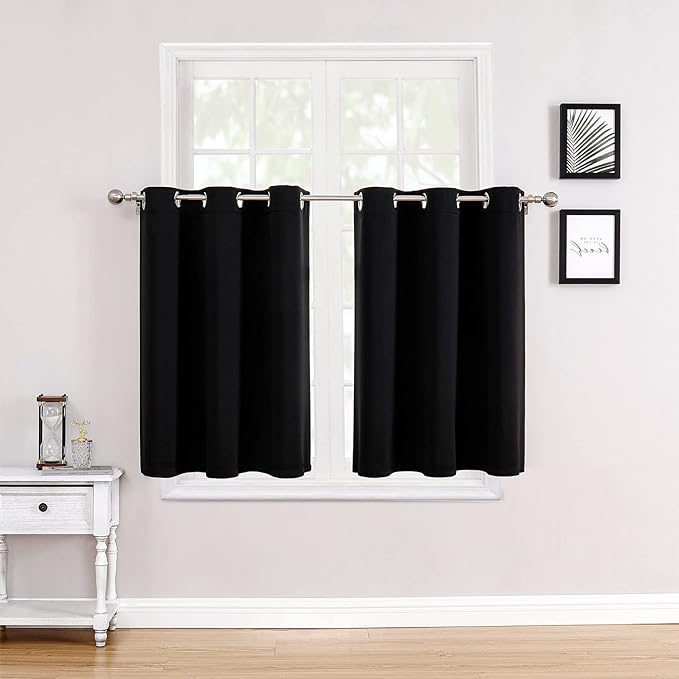 ChrisDowa Small Window Curtains