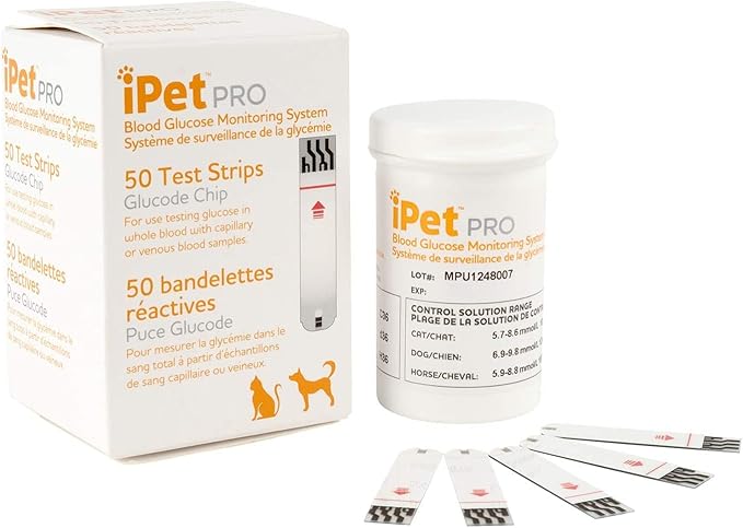 iPet PRO Blood Glucose Test Strips