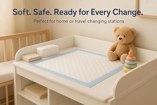 Chucks Disposable Underpads 17x24 300 Count Bed Pads Incontinence Chux Pads | Moderate Absorbency, Waterproof Leakproof, Mattress & Furniture Protection, Adults & Elderly, Puppy Training Pads, Chairs