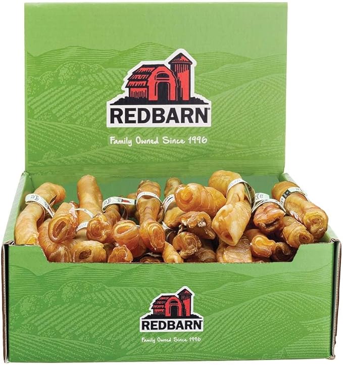 Redbarn Pet Products Natural Large Collagen Sticks for Dogs - Long Lasting Alternative to Traditional Rawhide & Bully - Supports Joint, Skin, & Coat Health - Case of 35