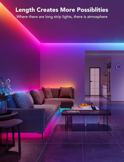 Govee RGBIC LED Strip Lights, 65.6ft Smart LED Lights