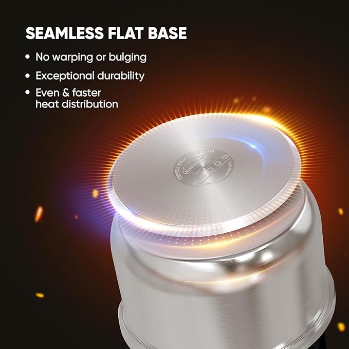 SUNHOUSE – 3 Quarts Stainless Steel Sauce Pan