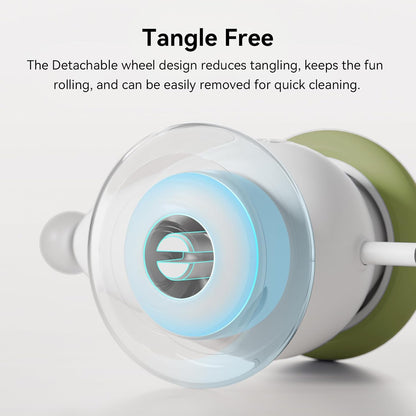 Cheerble Interactive Cat Toys for Indoor Cats, Automatic Moving Kitten Toys, Wicked Mouse Neo Cat Toy with Tail & Lights, Pet Cat Supplies, Rechargeable Cat Toys for Bored Indoor Adult Cats,Green
