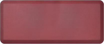 GelPro Stain Resistant Surface with 3/4 Thick Ergo-Foam Core for Health and Wellness, 20"x48", Leather Grain Cranberry