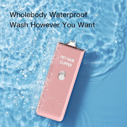 Feet Hair Trimmer, Dog Clippers, Quiet Washable USB Rechargeable Cordless Dog