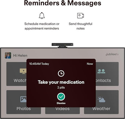 JubileeTV Remote Care System for Seniors — Stay Connected Through Their TV |