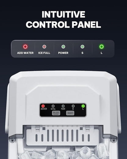 Silonn Ice Maker Countertop, Self-Cleaning Ice Makers