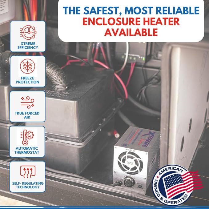 Xtreme Heaters Industrial Enclosure Heater | Certified Freeze Protection