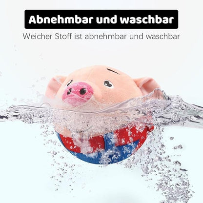 Interactive Dog Toys,Active Moving Pet Plush Toy,2025 New shaking dog ball pig dog toy Interactive Dog Ball with song Squeaky Moving Dog Ball Toy,Rechargeable Toys to Keep Them Busy Dog Toys(Bule Pig)