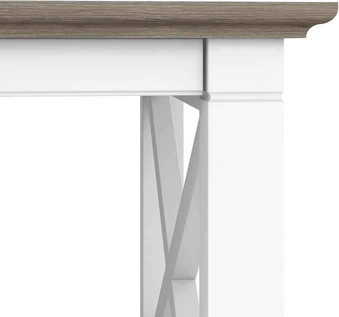 Bush Furniture Coffee Table with Storage with Aged Bronze Hardware | Key West Collection Center Counter for Living Room | 47Wx24Dx18H